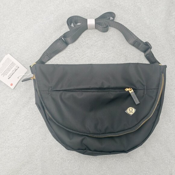 Lululemon All Night Festival Bag 5L Black Gold - Picture 1 of 7